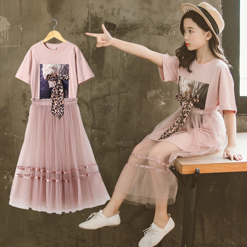 Đầm Ren Dự Tiệc Thời Trang Mùa Hè Dành Cho Các Cô Gái 5 6 8 10 12 14 Tuổi