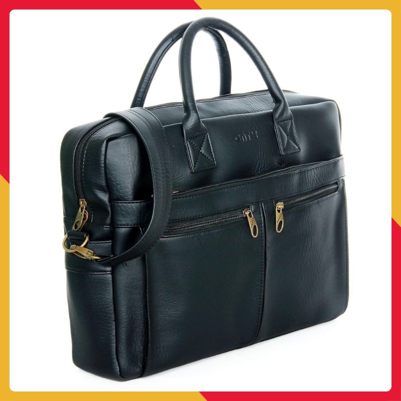 Cặp Laptop 17 inch 💖𝑭𝑹𝑬𝑬𝑺𝑯𝑰𝑷💖 Túi Xách Da Nam Cao Cấp [mã DRC006] | BigBuy360 - bigbuy360.vn