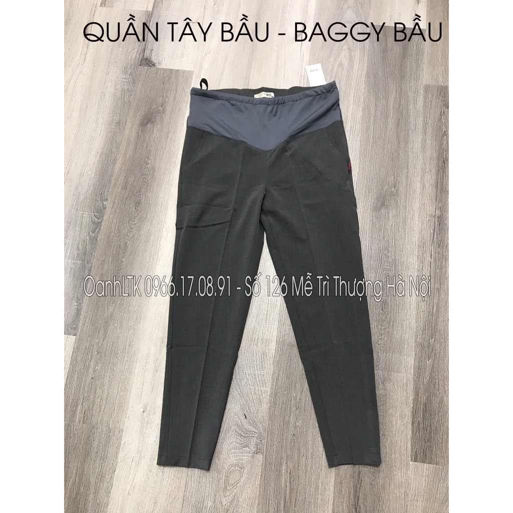 [ Hàng có sẵn] Quần Baggy Bầu Công Sở Quần Tây Bầu Hàng Đẹp Loại 1{ 40-105kg}