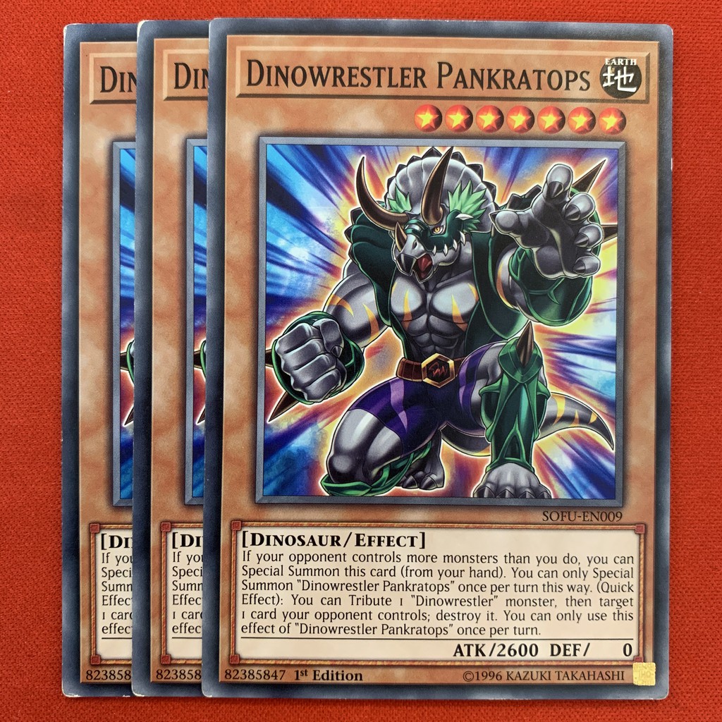 [EN]Thẻ Bài Yugioh Chính Hãng] Dinowrestler Pankratops