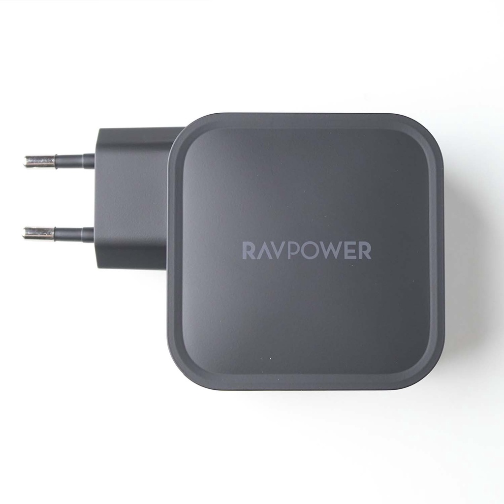 Sạc RavPower RP-PC128, 2 USB-C PD 90W Chính Hãng