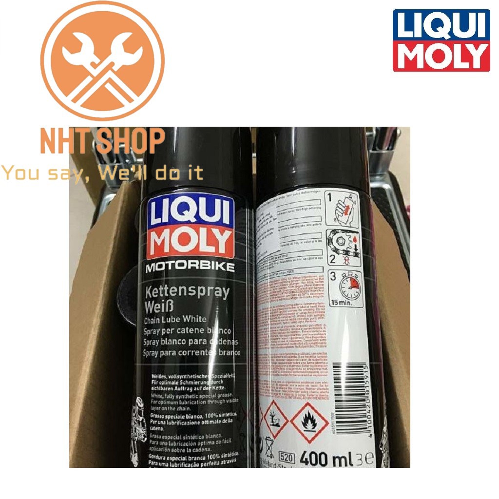 Chai Xịt Dưỡng Sên Liqui Moly Motobike Chain Lube - 1508 - 250ml - NHT Shop