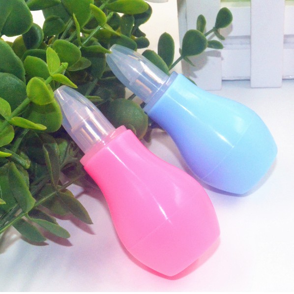Dụng Cụ Hút Mũi, Rửa Mũi Cho Bé Sơ Sinh Silicon Có Nắp Đậy