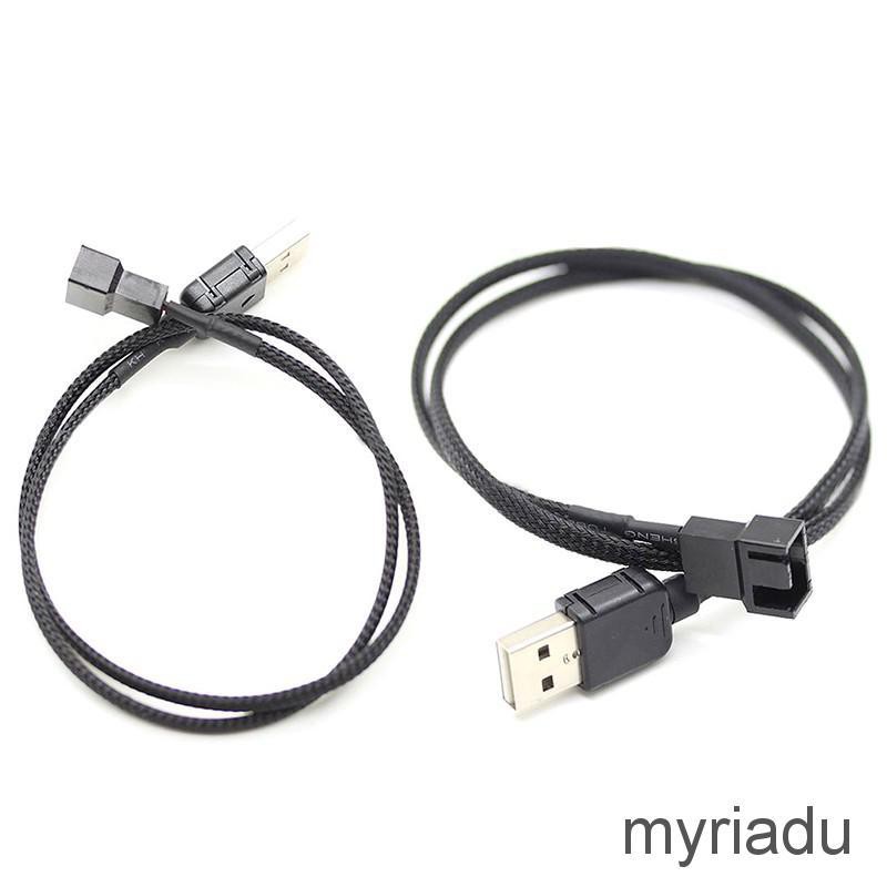 Cáp chuyển đổi USB A đực sang quạt 2 Pin 3 Pin 3pin 4 Pin chuyên dụng cho 5v