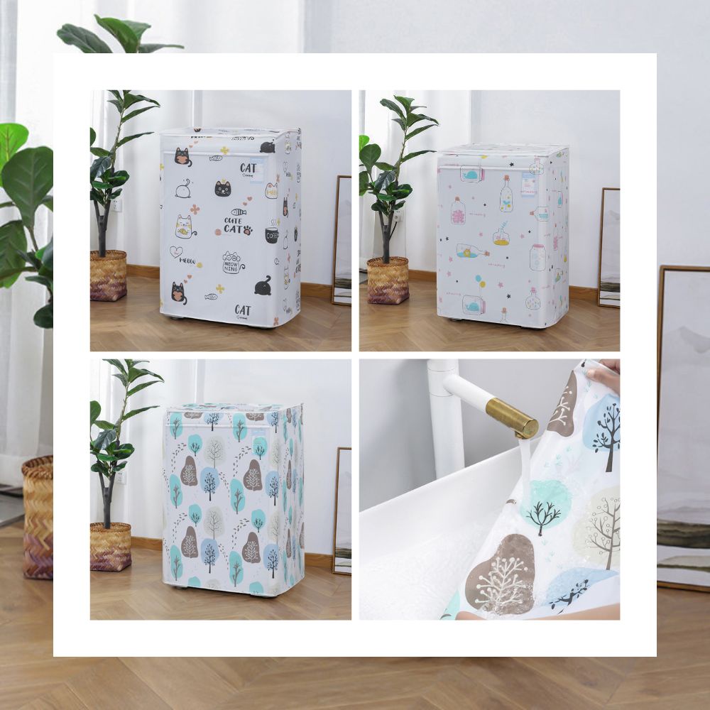 Tấm Phủ Máy Giặt Họa Tiết Mới Tinh Tế nhiều mẫu