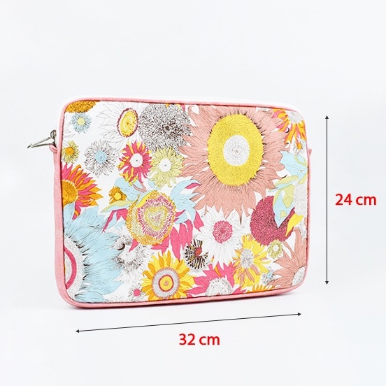 Chống sốc laptop họa tiết vintage AMAN - Tomato Handmade