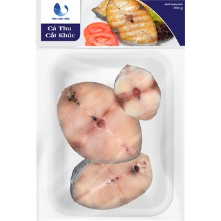 Cá thu cắt khúc tân hải hòa khay 500g