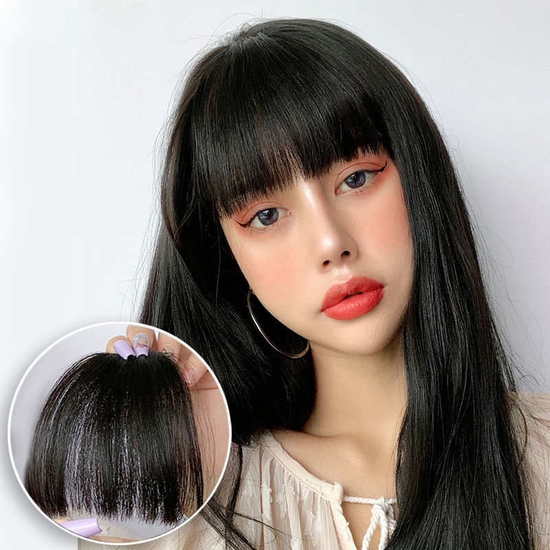 Tóc Giả Mái Ngang Màu Sáng Phong Cách Truyện Tranh Sideburns