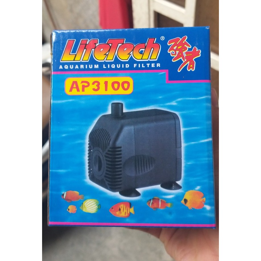 Máy bơm Lifetech AP 3100 công suất 28W dùng cho hồ cá cảnh, hòn non bộ