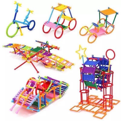 Bộ đồ chơi xếp hình que thông minh phát triển tư duy cho bé