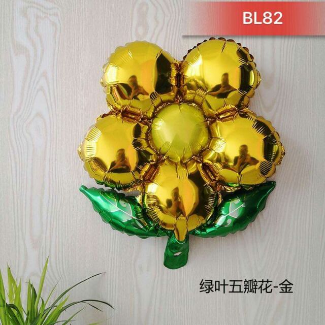 Bóng hình bông hoa có lá nhiều màu