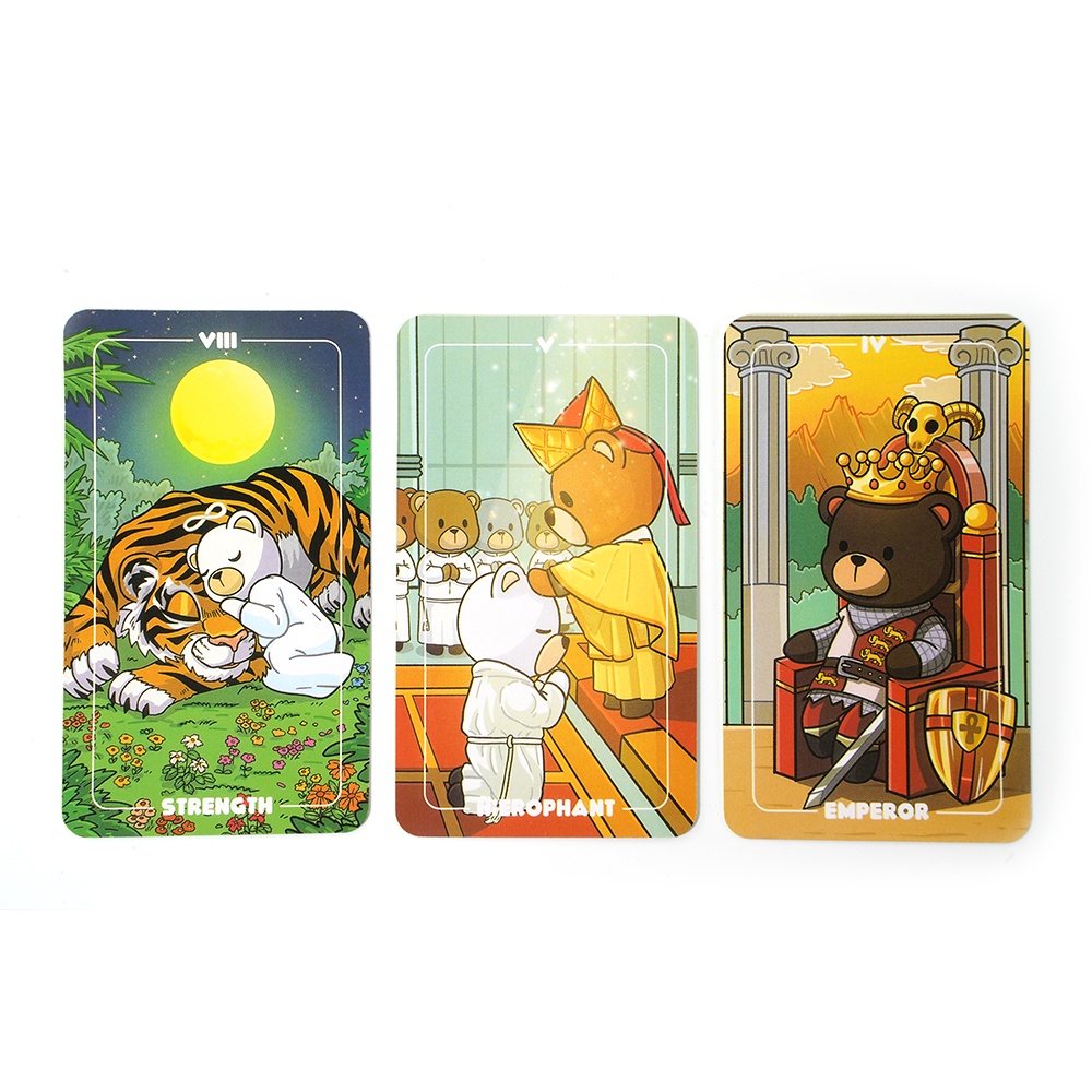 Bộ Bài Tarot Gấu Bông Dễ Thương