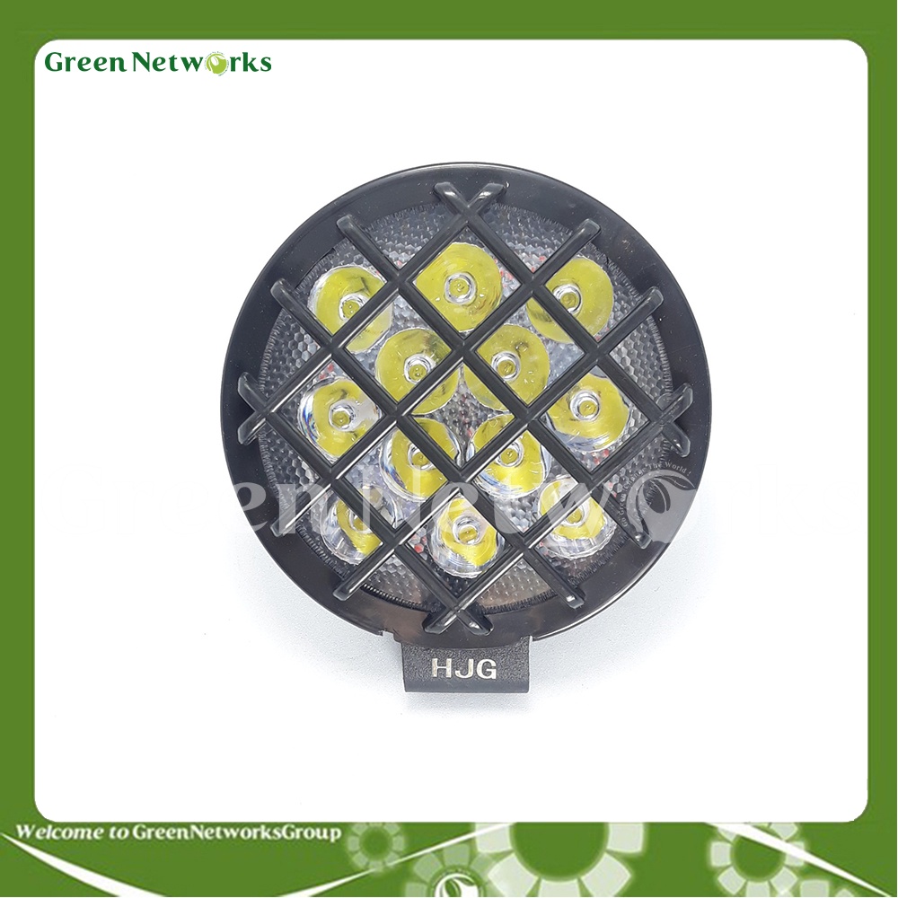 Đèn pha Led 12 bóng tròn 12V cho xe Jeep Moto GreenNetworks