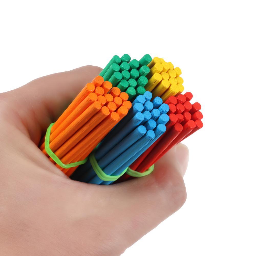SUSANS Đồ Chơi Que Tre Đếm Số Học Toán Montessori Giáo Dục Cho Bé