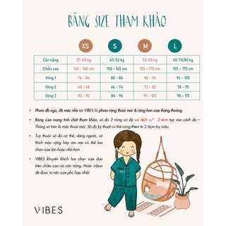 [O] VIBES Đồ bộ 2 dây Daisy Ink Straps Set