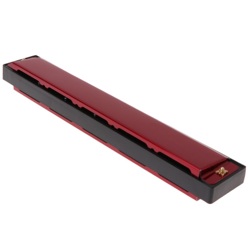 Kèn harmonica 24 lỗ chuyên nghiệp bằng kim loại dành cho người mới bắt đầu kèm phụ kiện