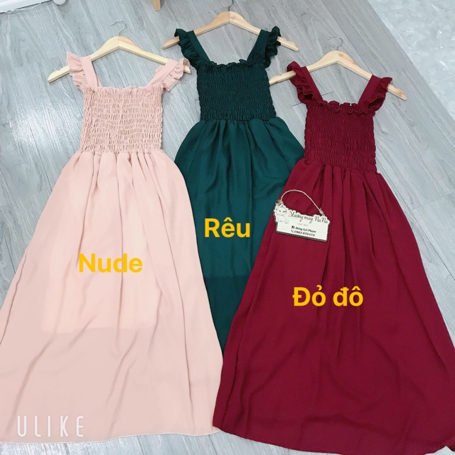 Đầm maxi cánh tiên bo chun (hình thật+video) | BigBuy360 - bigbuy360.vn