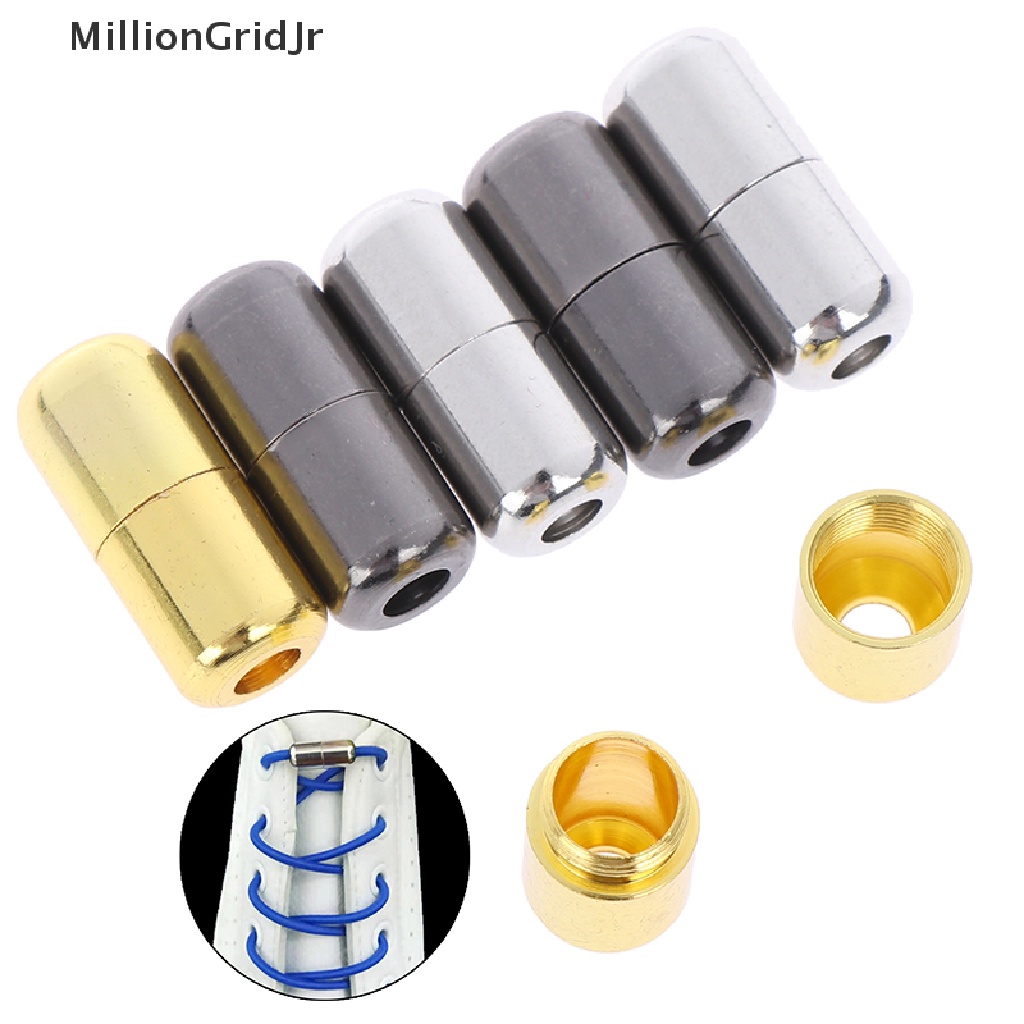 Mrvn Set 2 Khóa Dây Giày Lười Đế Phẳng Không Cần Buộc Tiện Lợi Thuận Tiện