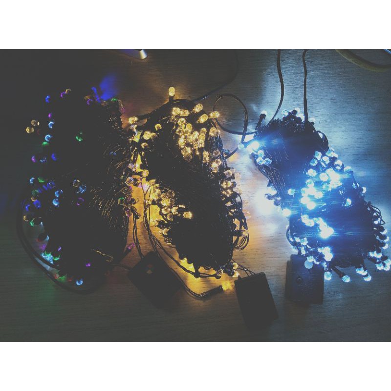 CUỘN 40 MÉT 240 BÓNG  ĐÈN LED NHÁY HIỆU ỨNG NGÔI SAO TRANG TRÍ NGOÀI TRỜI CHỐNG NƯỚC