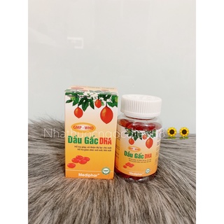 Viên dầu gấc DHA 400 chiết xuất từ tinh dầu gấc giúp sáng mắt đẹp da