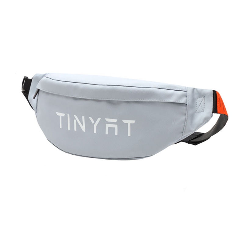 Túi Đeo Thắt Lưng Bằng Nylon Chống Nước In Họa Tiết Chữ Có Thể Điều Chỉnh Cho Nam