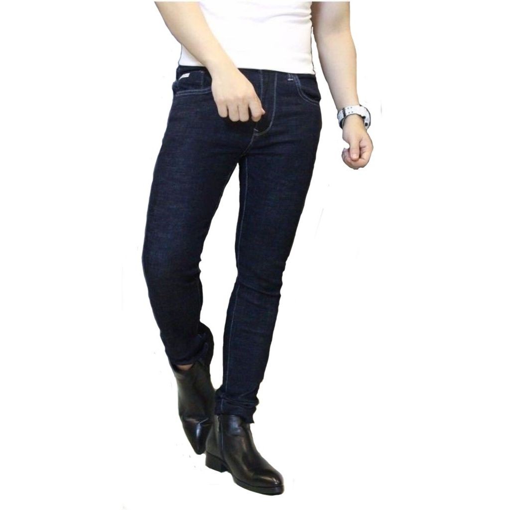 Quần Jean Nam Xanh Trơn Đơn Giản MK05TH Phù Hợp Với Mọi Lứa Tuổi