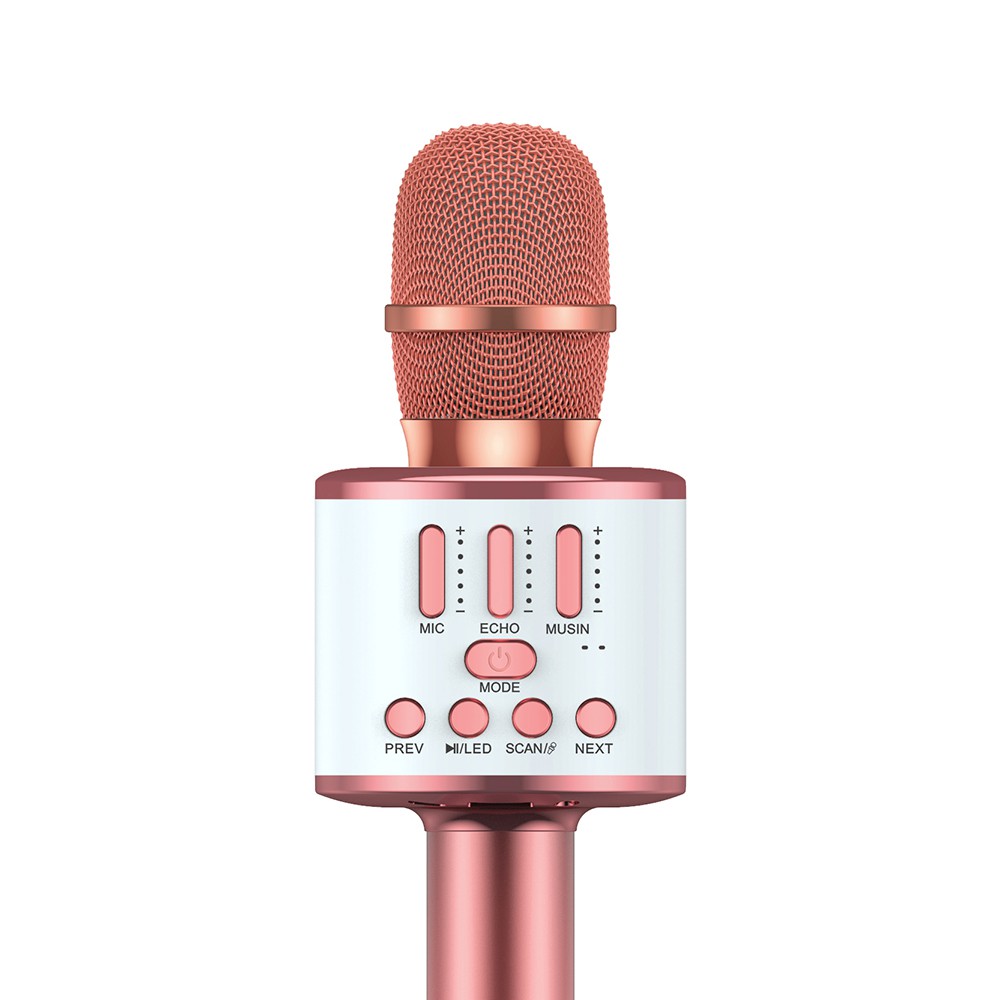 2021 Bluetooth Karaoke Karaoke không dây Micrô hát di động Máy có loa mic cầm tay với đèn LED nhiều màu Trình bày tiệc sinh nhật tại nhà cho iPhone / Android / iPad / PC / Tất cả điện thoại thông minh