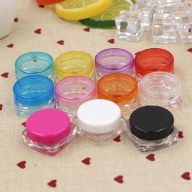 [TOP GIÁ RẺ] Hũ đựng kem vuông 3g chiết mỹ phẩm ,Xưởng Chai Lọ