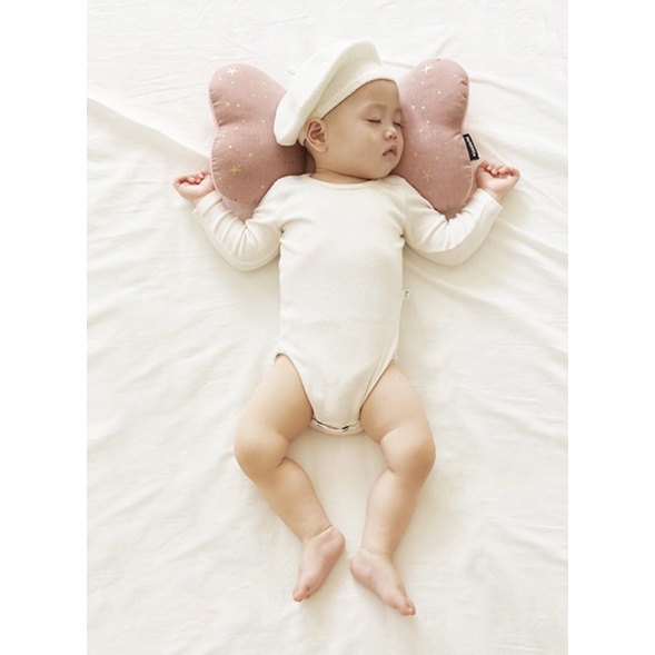 GỐI KẸO CHO BÉ SƠ SINH NẰM XE ĐẨY/ Ô TÔ MALOLOTTE -MADE IN KOREA