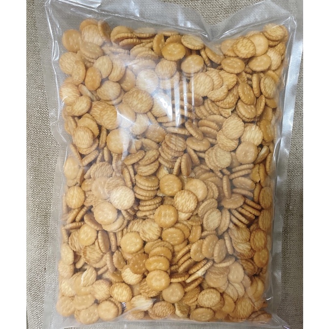 Bánh quy đồng tiền túi zip - giá sỉ - 250g / 500g / 1 kg