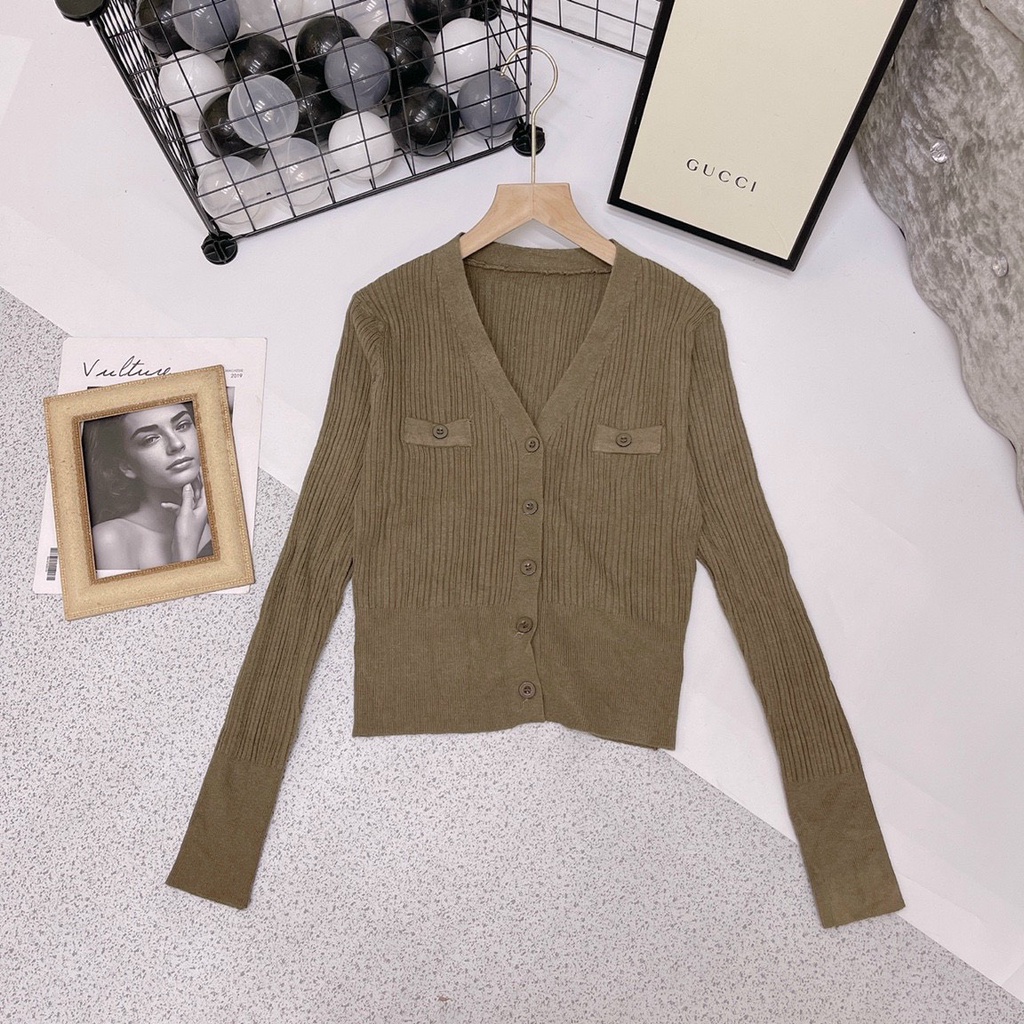 Áo len nữ cardigan mỏng dệt kim tay dài hàn quốc ulzzang Chamia | BigBuy360 - bigbuy360.vn