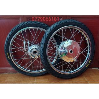 BÁNH CĂM LUVIAS VISION MIO VARIO CLICK THÁI AIRBLADE NOVO NIỀNG 17 ” UNIONVD VỎ RUỘT CRV CAMEL ĐÙM MẠ CROM ĐÃ RÚT CĂM