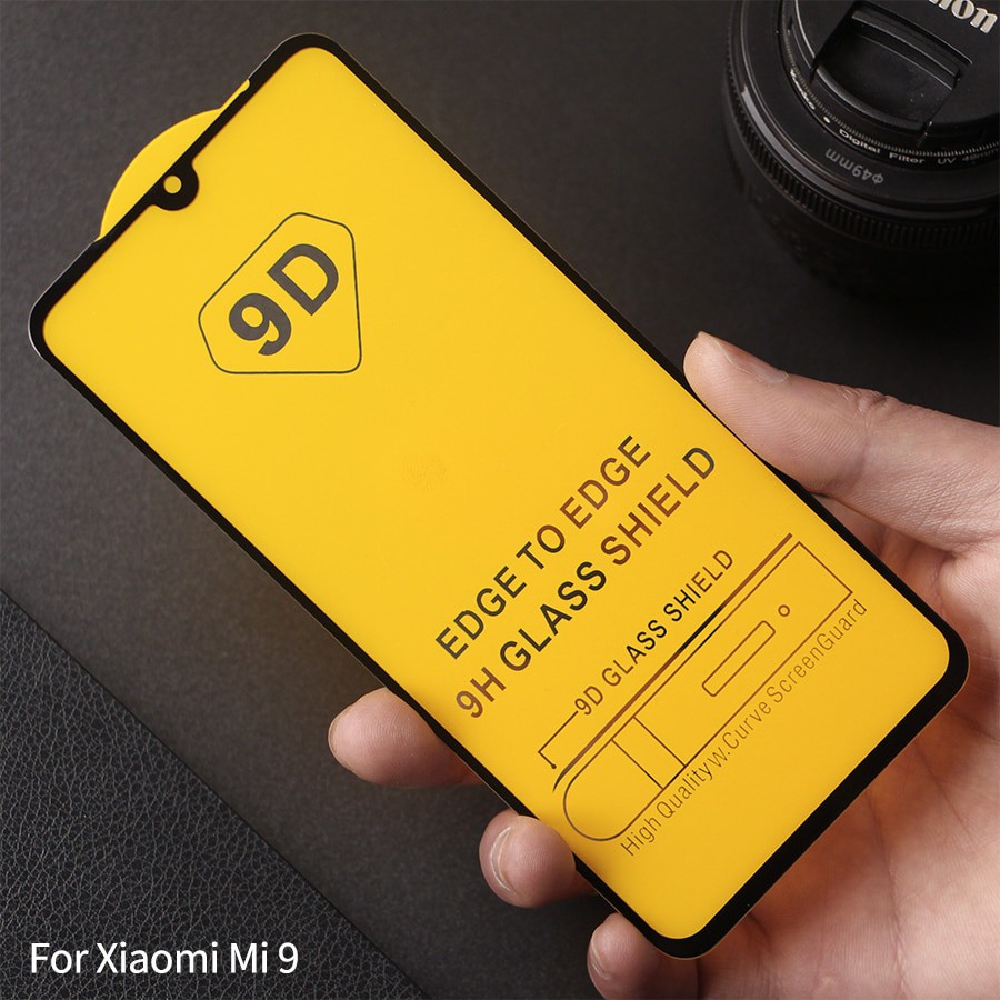 Kính cường lực Xiaomi MI 9 FULL màn,FULL KEO Silicon