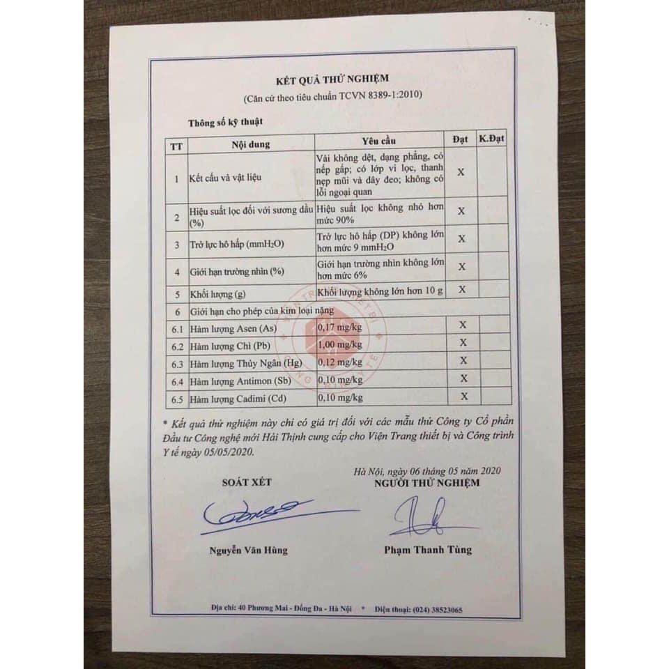 Khẩu trang y tế 4 Lớp HT Pharma