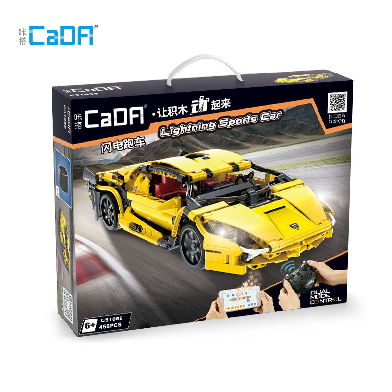 Đồ Chơi Lắp Ráp Kiểu LEGO Siêu Xe Điều Khiển Từ Xa LAMBORGHINI CaDA Model C51055 Với 456 Mảnh Ghép - 2 Chế Độ Điều Khiển