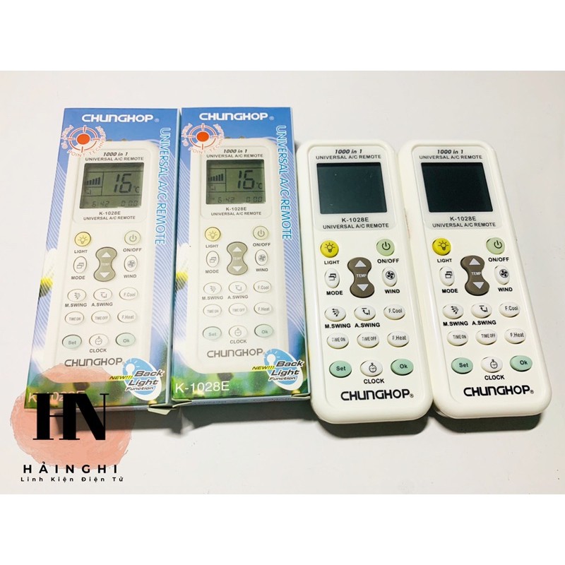 Remote Máy Lạnh Đa Năng Chunghop K-1028E