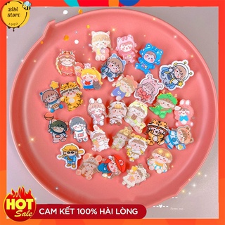 Ghim pin cài áo balo túi đeo chéo sticker siêu cute hoạt hình dễ thương
