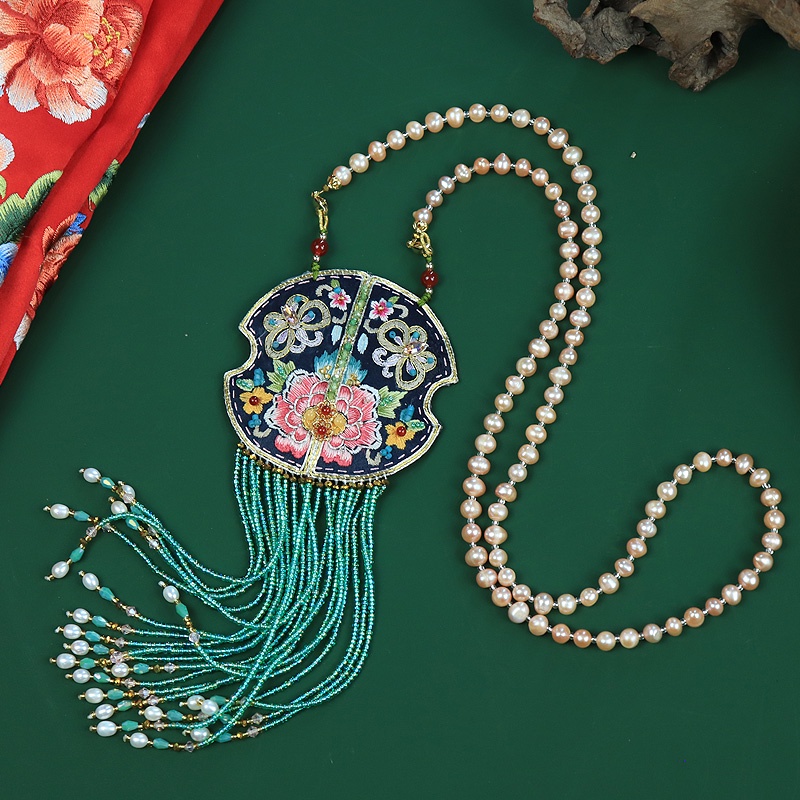 Bộ Kit DIY Dây đeo túi móc khóa thêu thùa mẫu đơn cấp, trang sức DIY , quà tặng mẹ, thêu thùa thủ công MIE  handme Shop