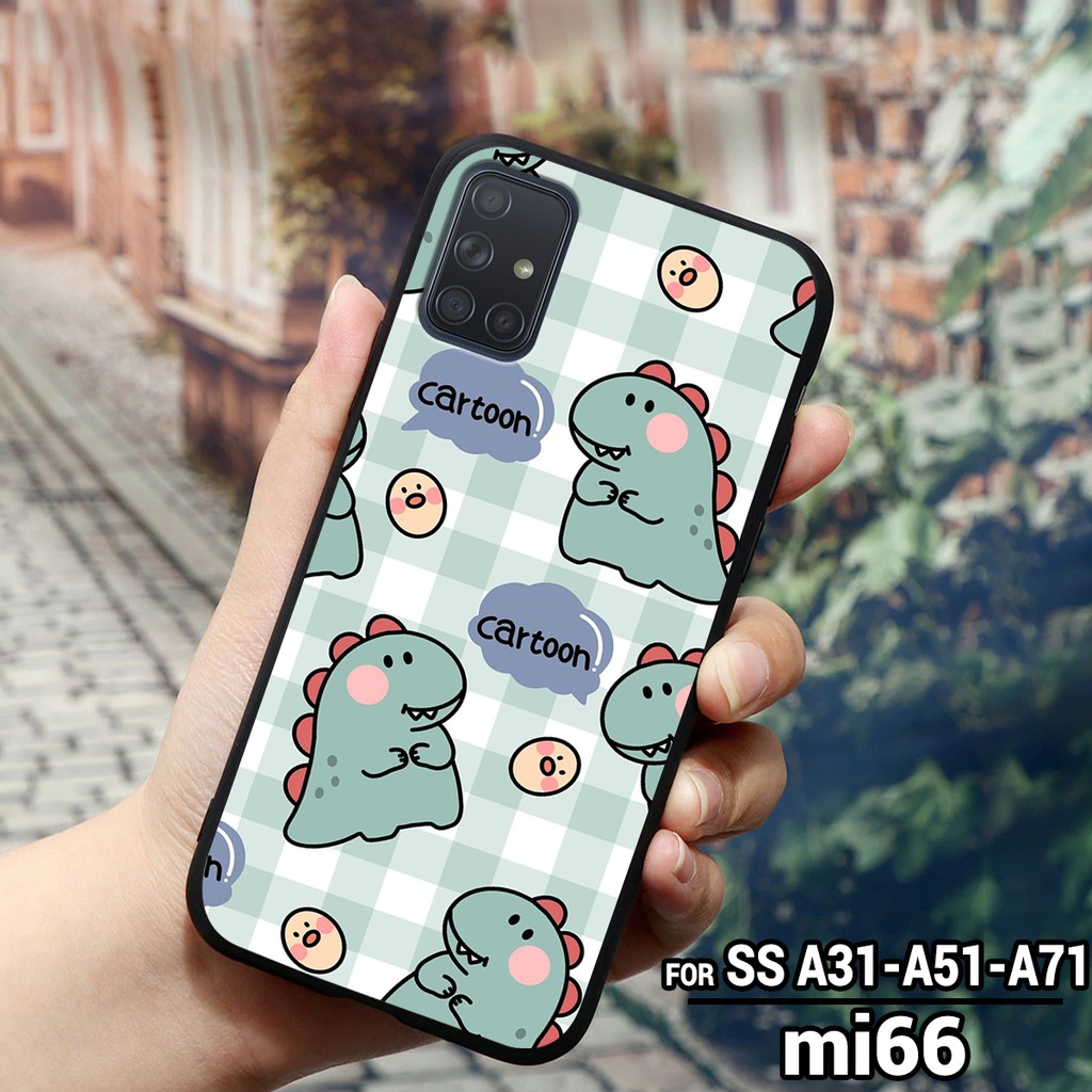 Ốp lưng SAMSUNG GALAXY A31 - A51 - A71 - M51 - A12 in hình chú khủng long nhỏ siêu xinh