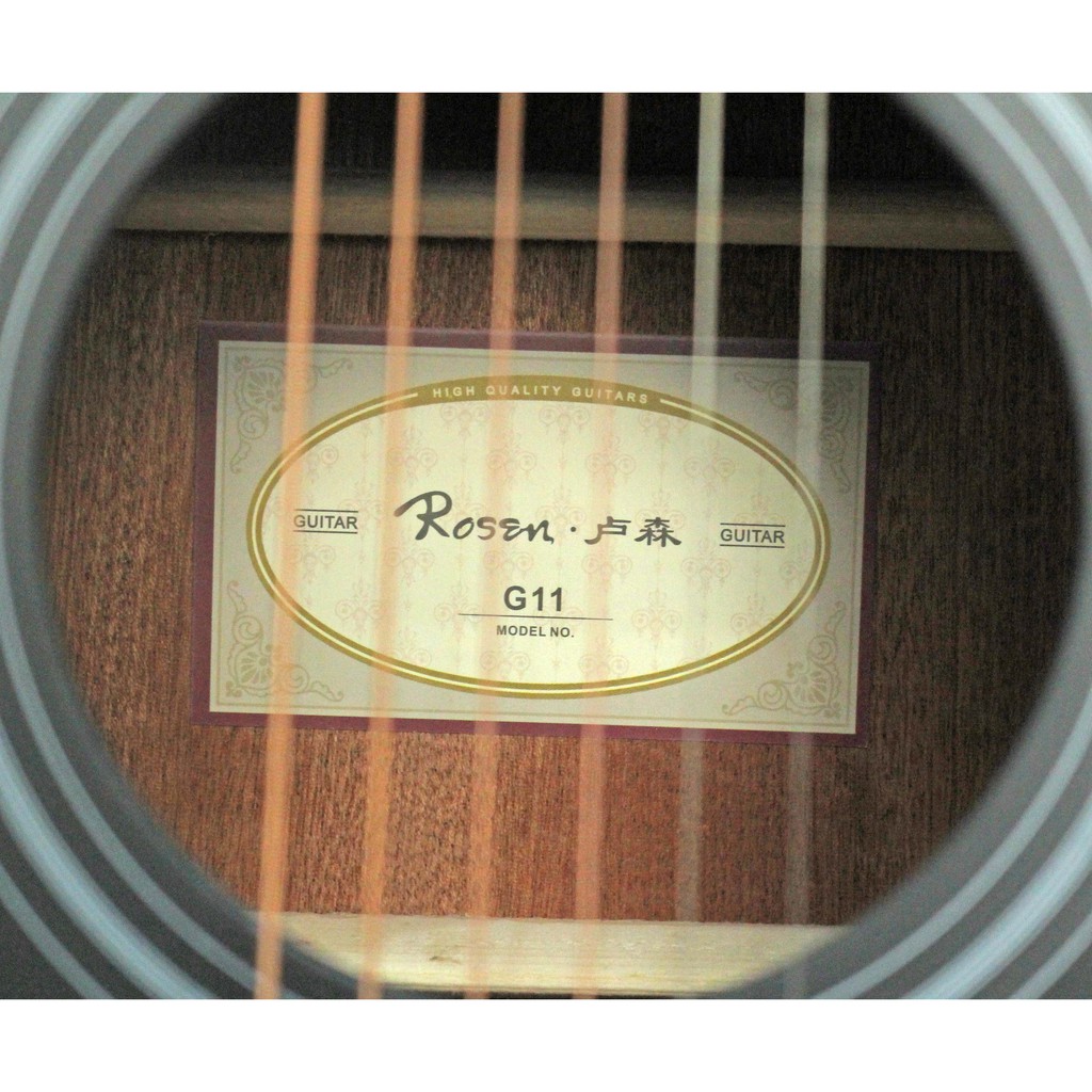 Đàn Guitar Acoustic Rosen Xanh Ngọc G11