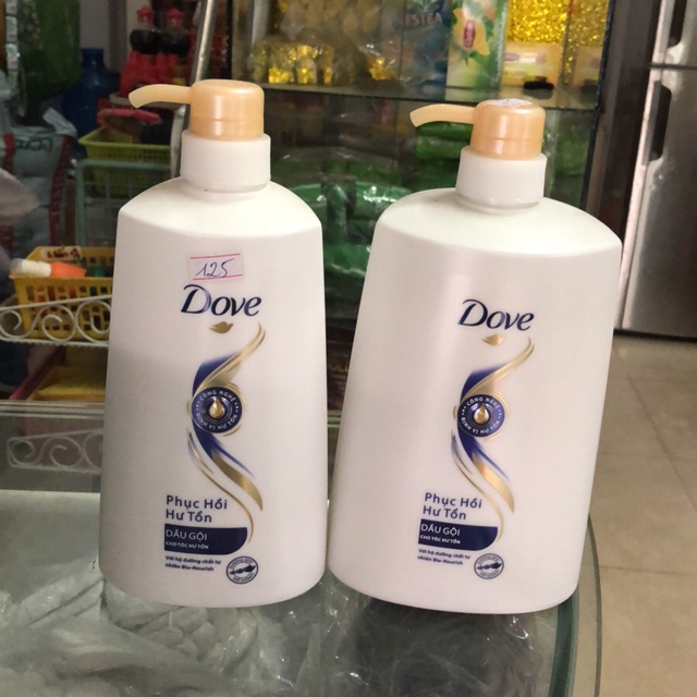 Dầu gội Dove phục hồi hư tổn 650g ngăn rụng tóc 900g date 2/23