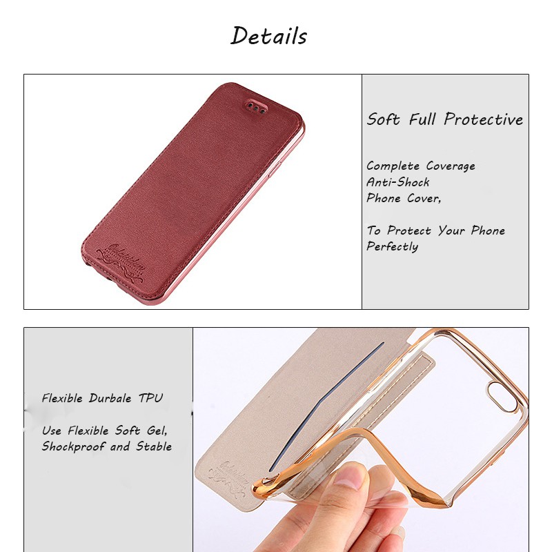 Ốp Dạng Lật Bằng Da PU Dành Cho iPhone 14 13 12 11 Pro Max 7 8 Plus XR XS Max