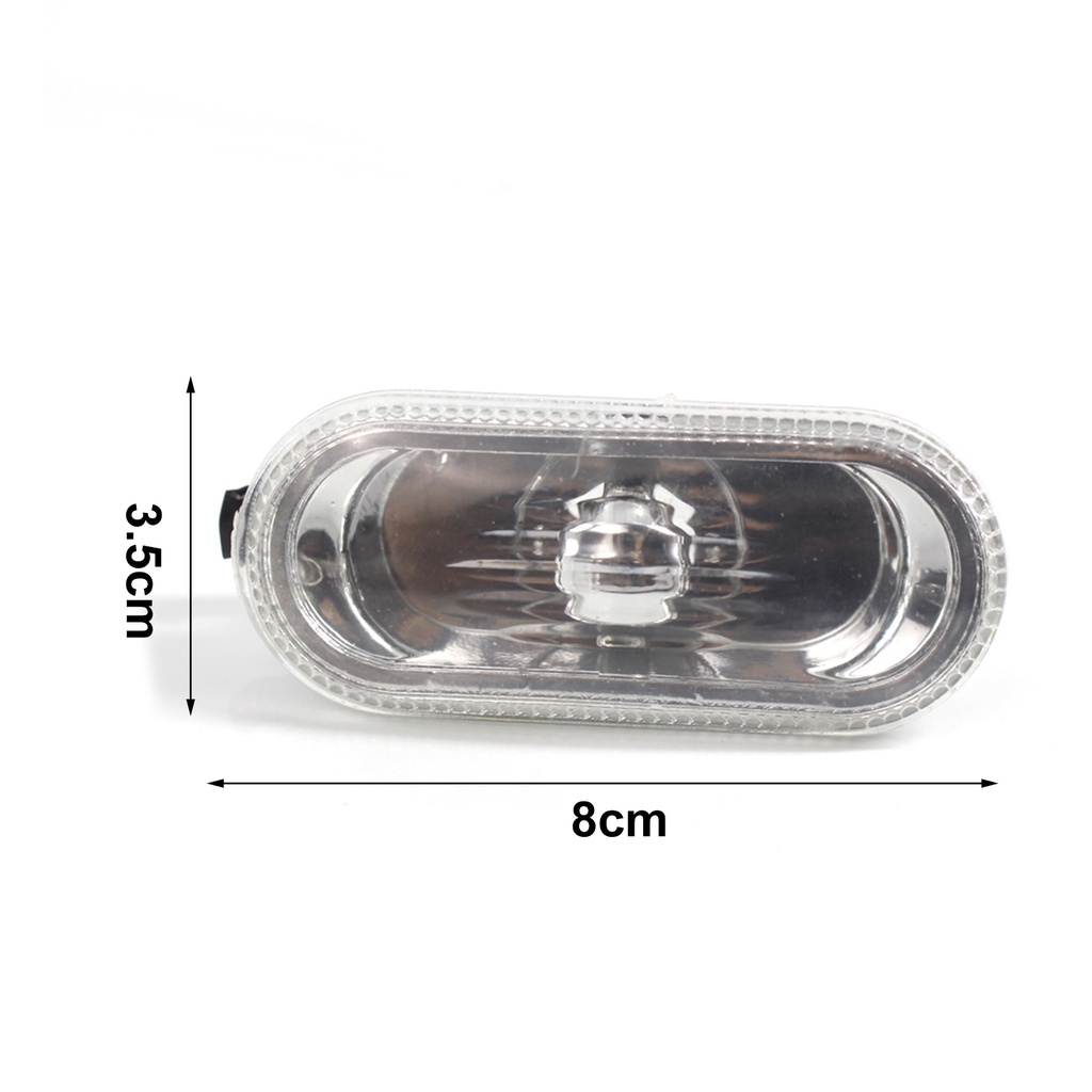Bộ 2 Đèn Cảnh Báo Hình Oval Thay Thế Chuyên Dụng Cho Xe Hơi Bezel 1J0949117 Phụ Kiện Chuyên Dụng Dành Cho VW Bora Golf 4 MK4 98-05