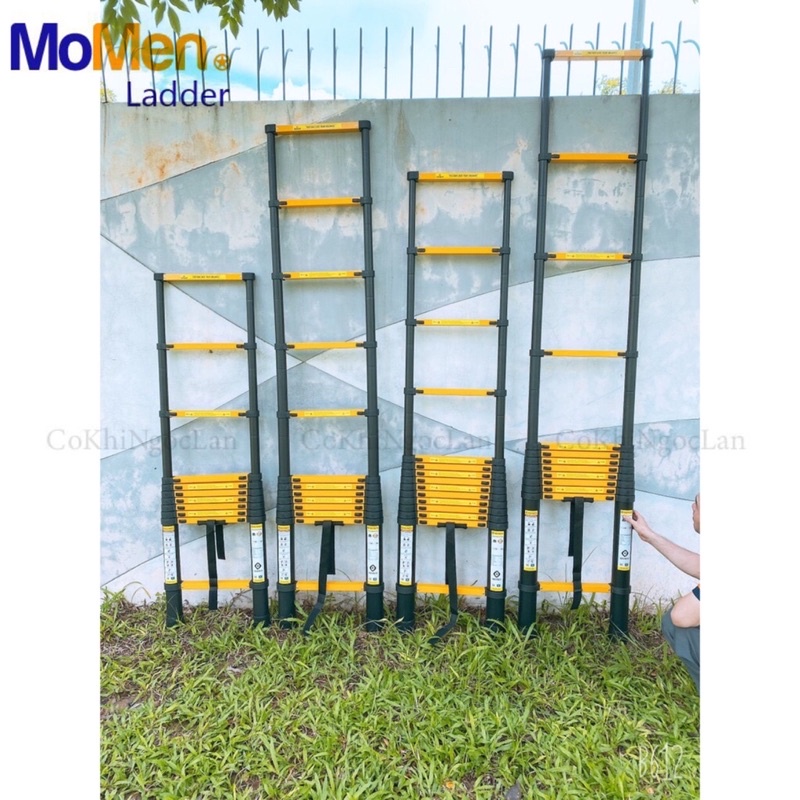 Thang Nhôm Rút Đơn Sơn Tĩnh Điện Chính Hãng Momen  - Bảo hành 24 tháng