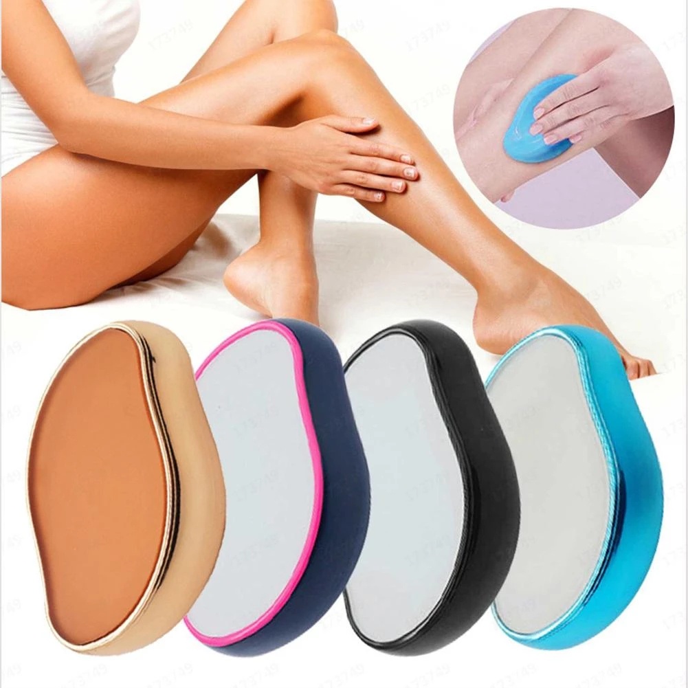 Crystal Painless Gentle Hair Remover/ Reusable Washable Quick Hair Removal  For Physical Skin Arms Legs