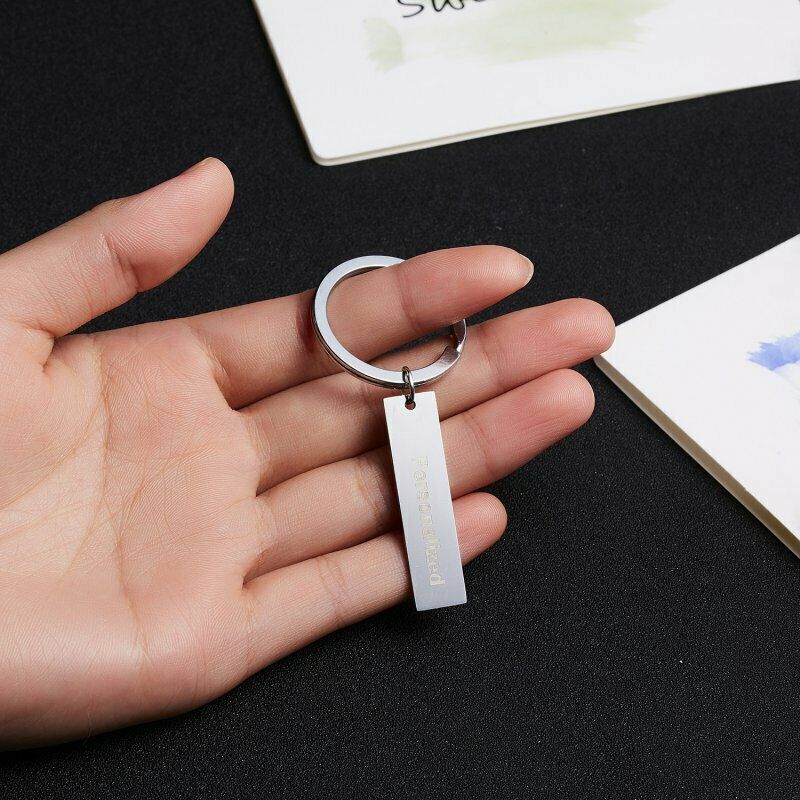 Móc Khóa Khắc Chữ Bằng Thép Không Gỉ Quà Tặng Ngày Của Cha