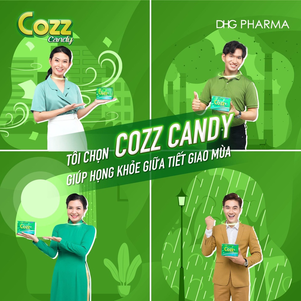 Kẹo ngậm ho Cozz hộp 100 viên chính hãng giá tốt