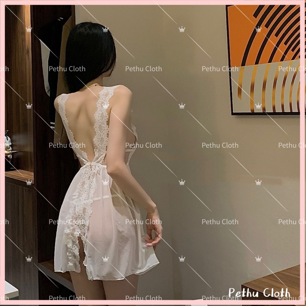 （Q1,HCM)  Có gọng kẽmĐồ ngủ sexy nữ2 dây ren Chất Siêu Mát Dáng Siêu Xinh 40-65kg--001