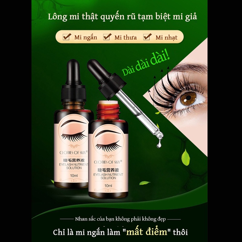 Serum Nuôi Dưỡng Lông Mi 30ml Không Dễ Nhòe Giúp Làm Dày Lông Mi
