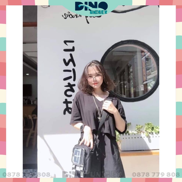 Túi Đeo Chéo DEJAVU.196 Viền Phản Quang - Thời Trang Nam Nữ Siêu Cá Tính